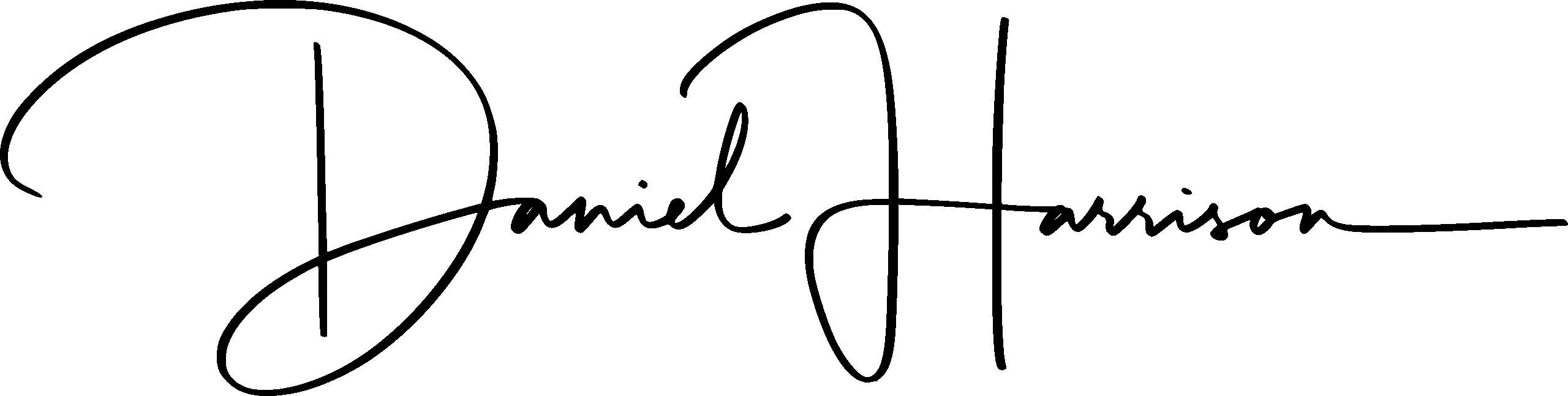 Signature of Dr. Dan Harrison
